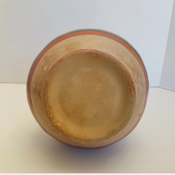 VTG Mid Century Modern Vase Studio Art Pottery Vase Midwestern Bird Decor Boho - Picture 6 of 12